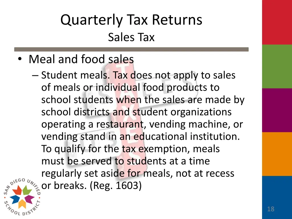 quarterly tax returns sales tax 1