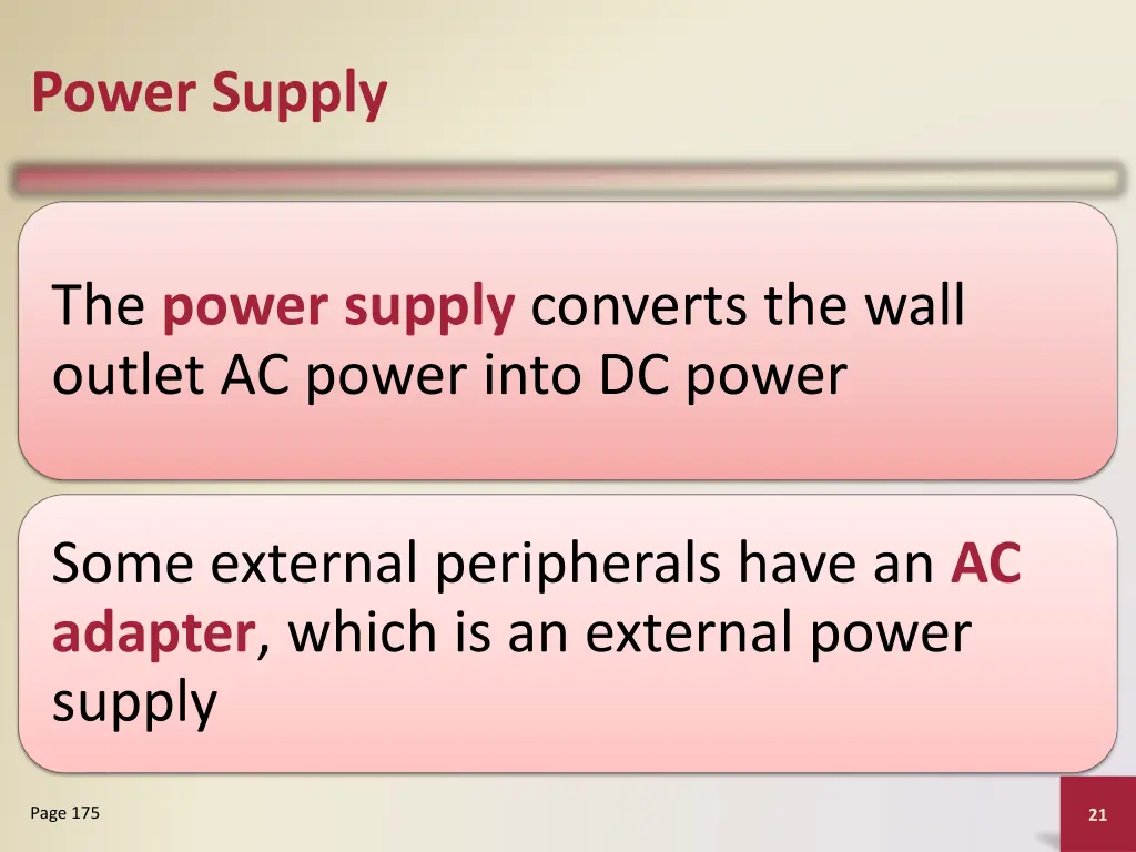 power supply