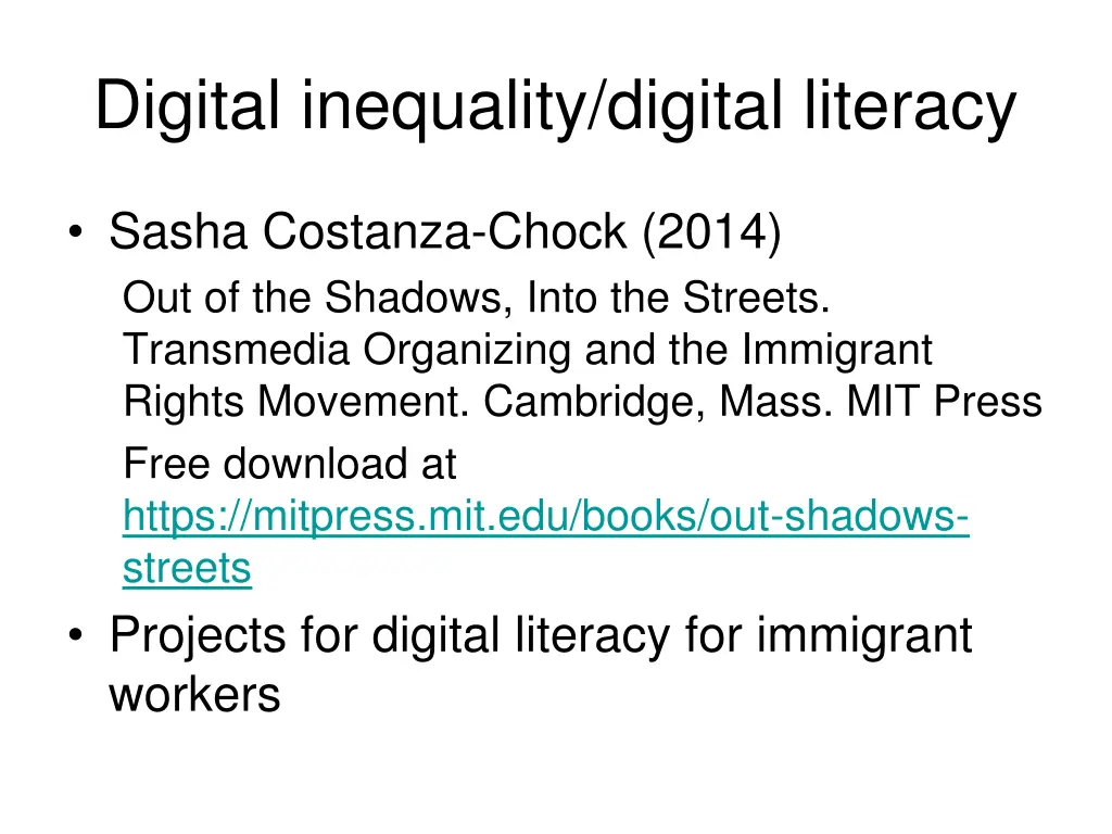 digital inequality digital literacy