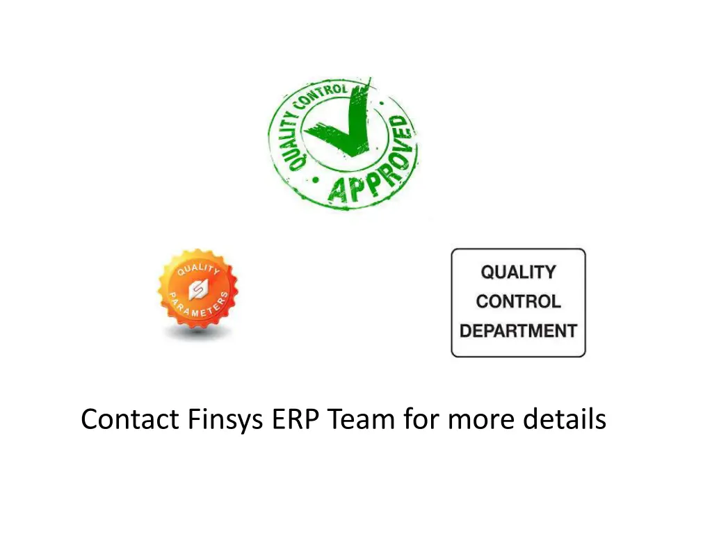 contact finsys erp team for more details