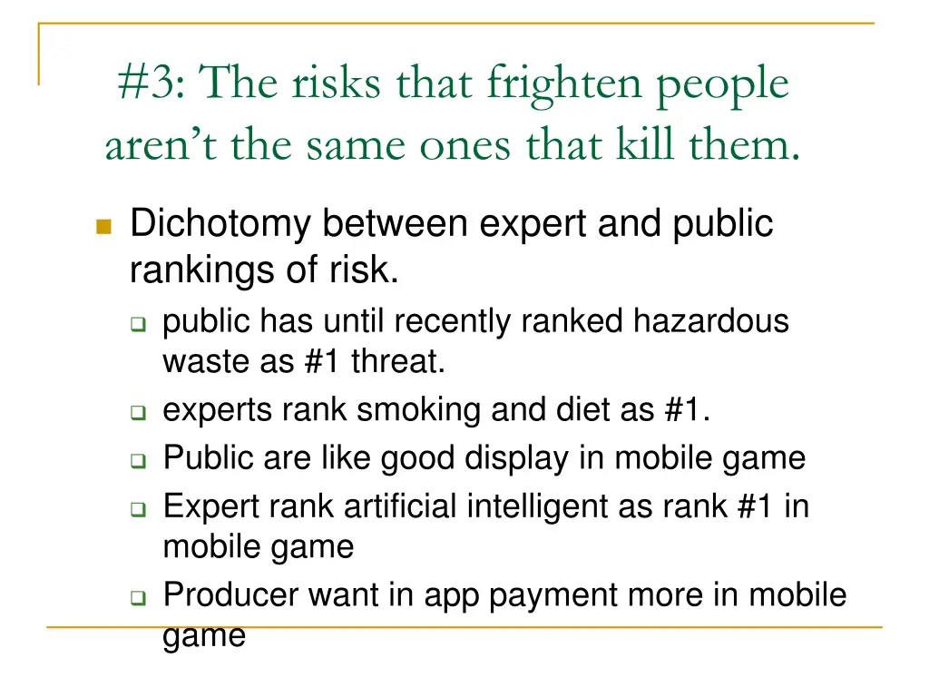 3 the risks that frighten people aren t the same