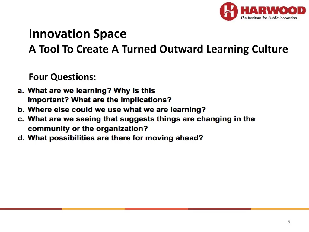 innovation space a tool to create a turned