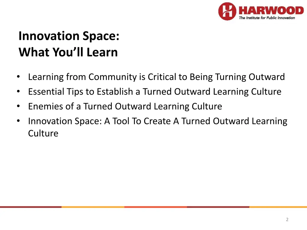 innovation space what you ll learn