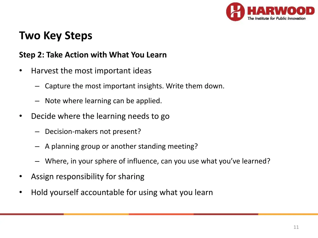 two key steps 1