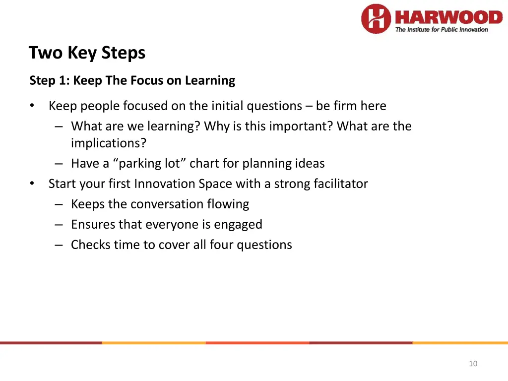 two key steps