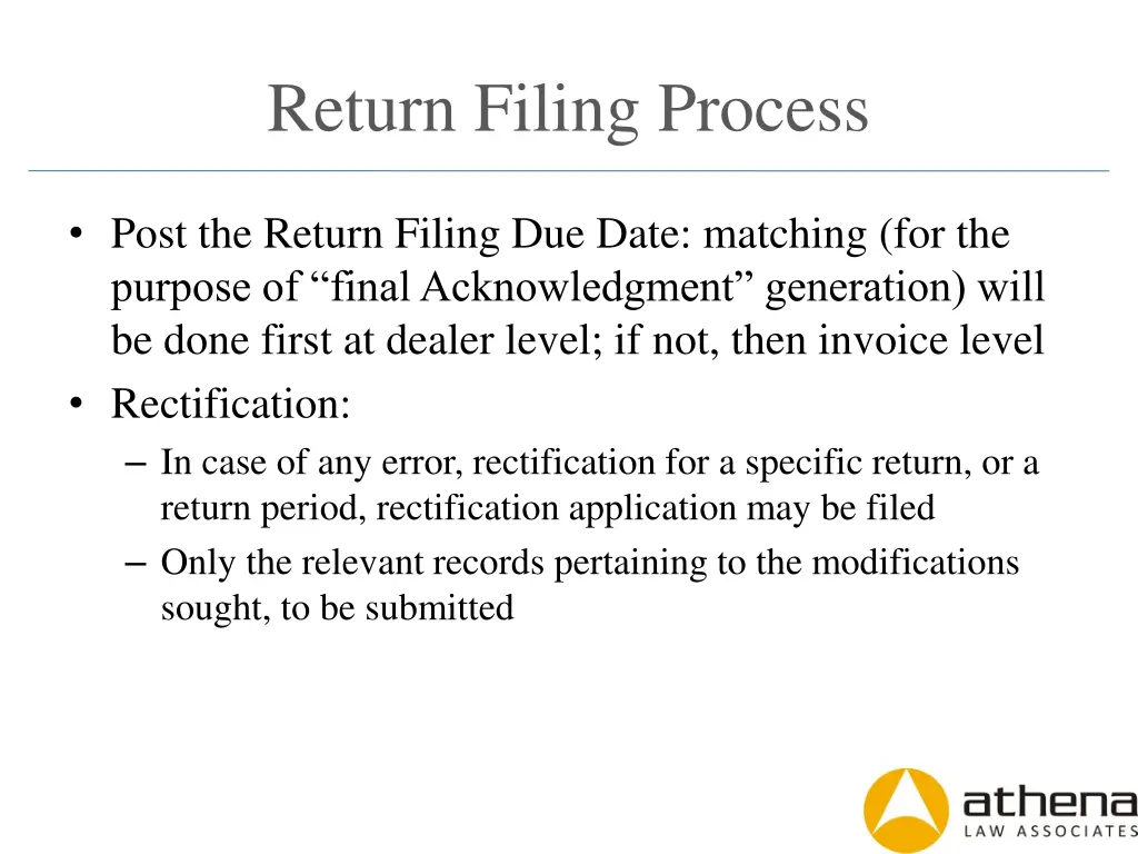 return filing process 1
