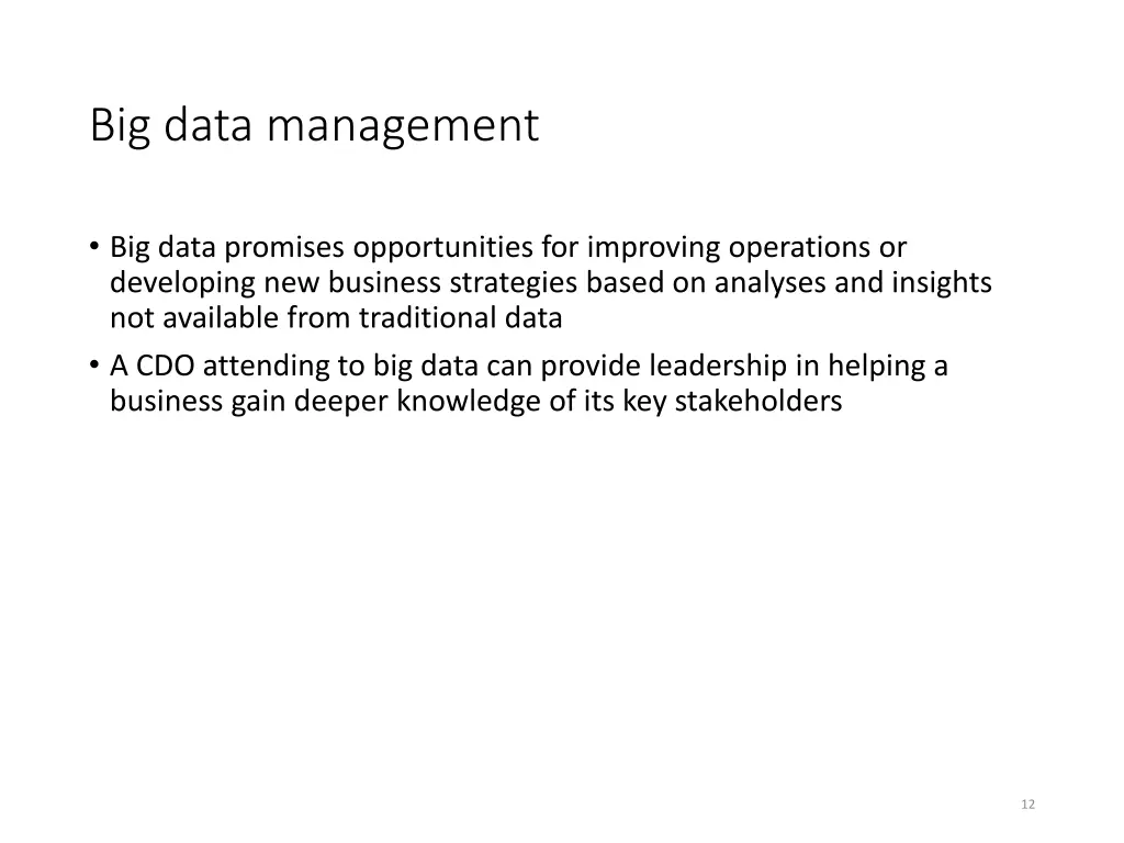 big data management