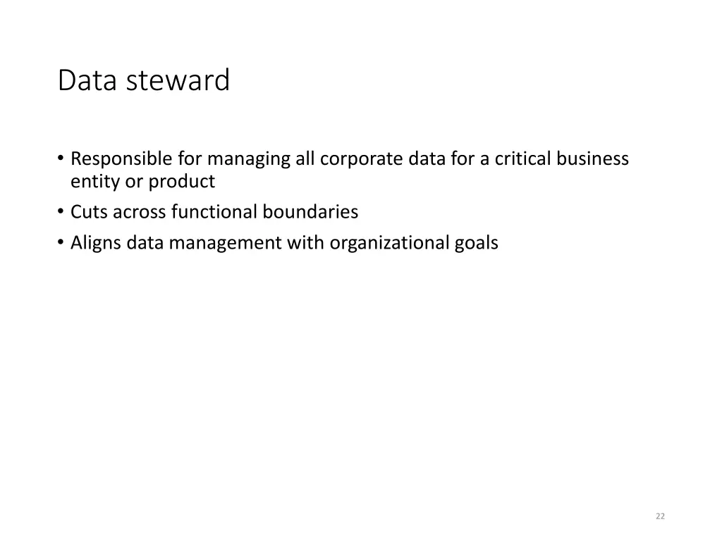 data steward