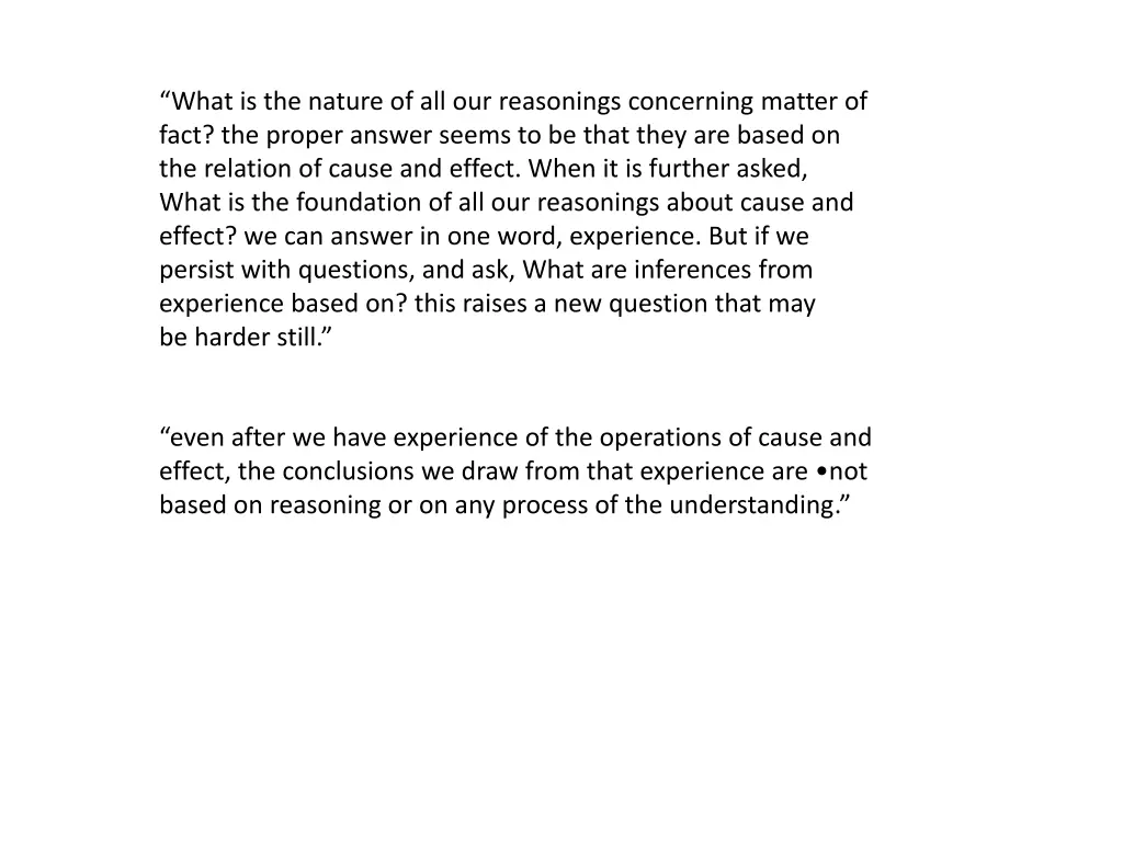 what is the nature of all our reasonings