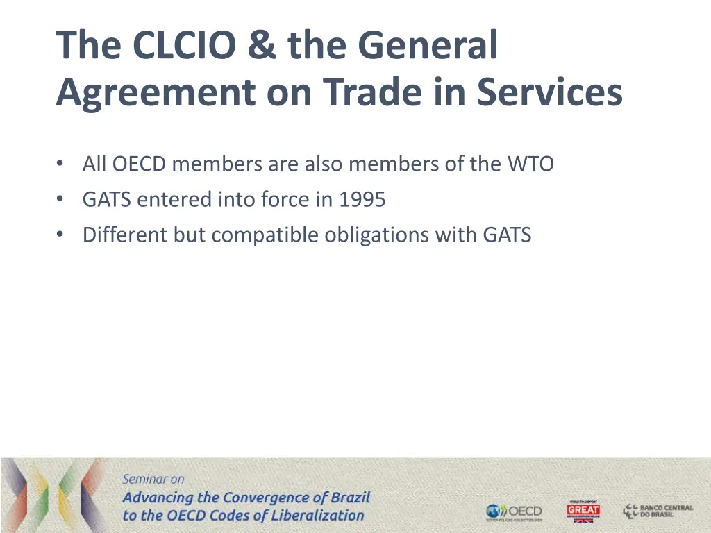 the clcio the general agreement on trade