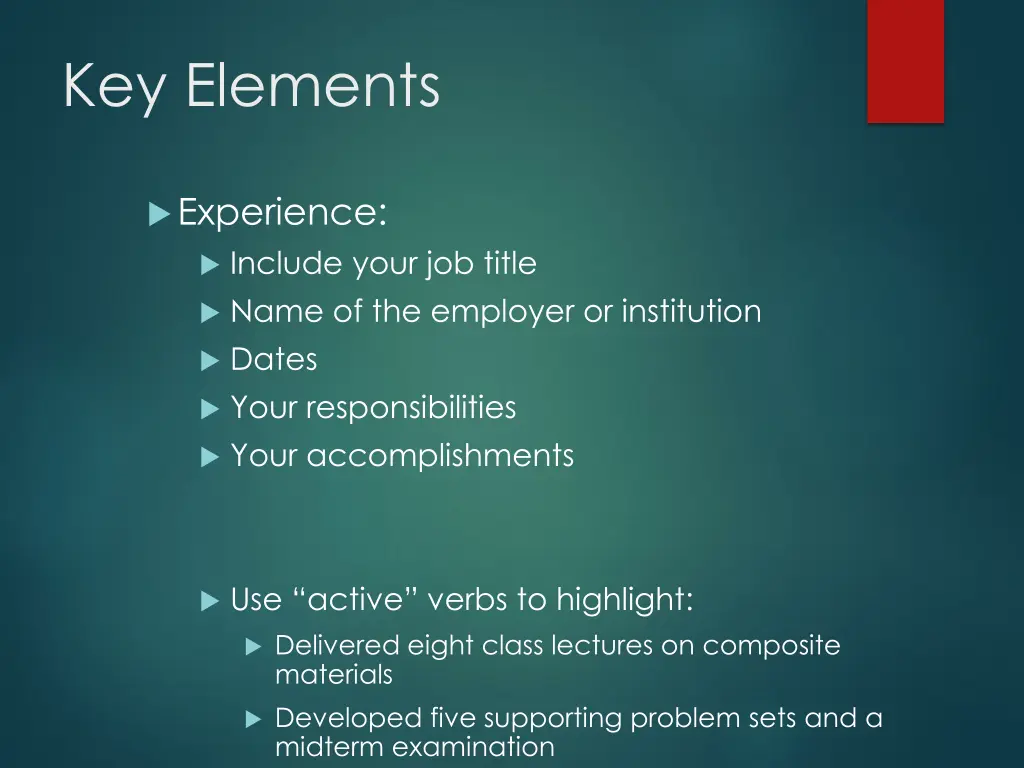 key elements 2