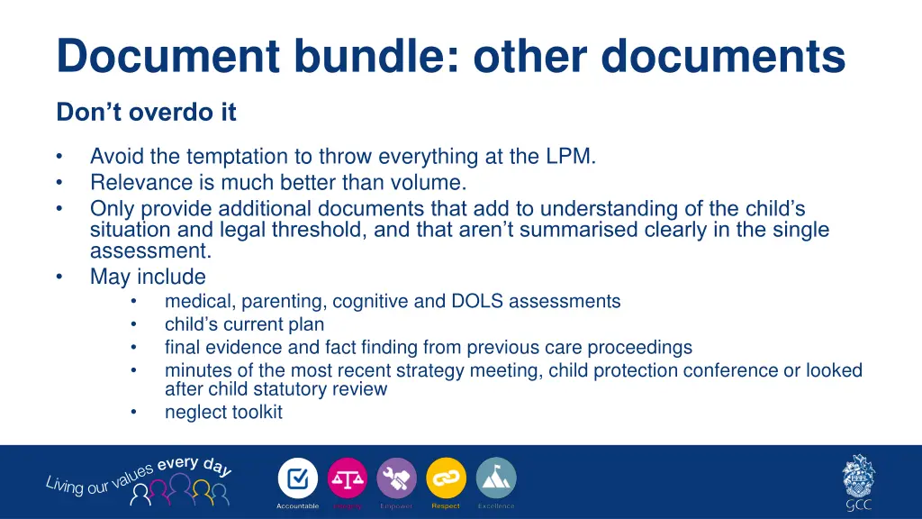 document bundle other documents