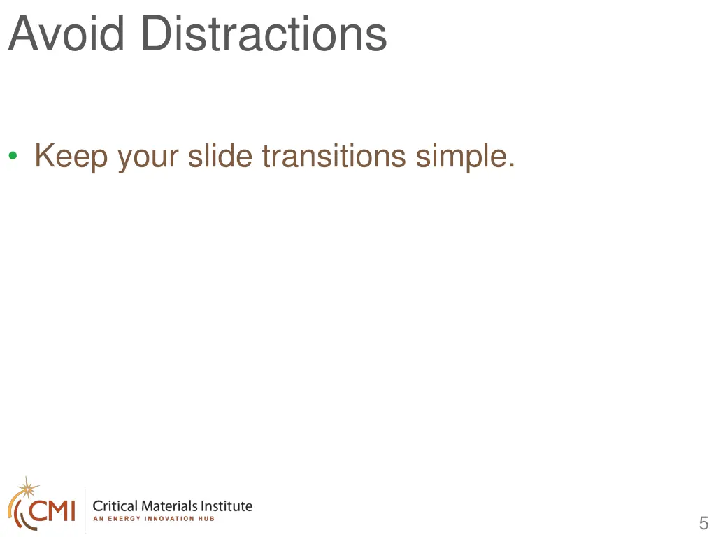 avoid distractions 2