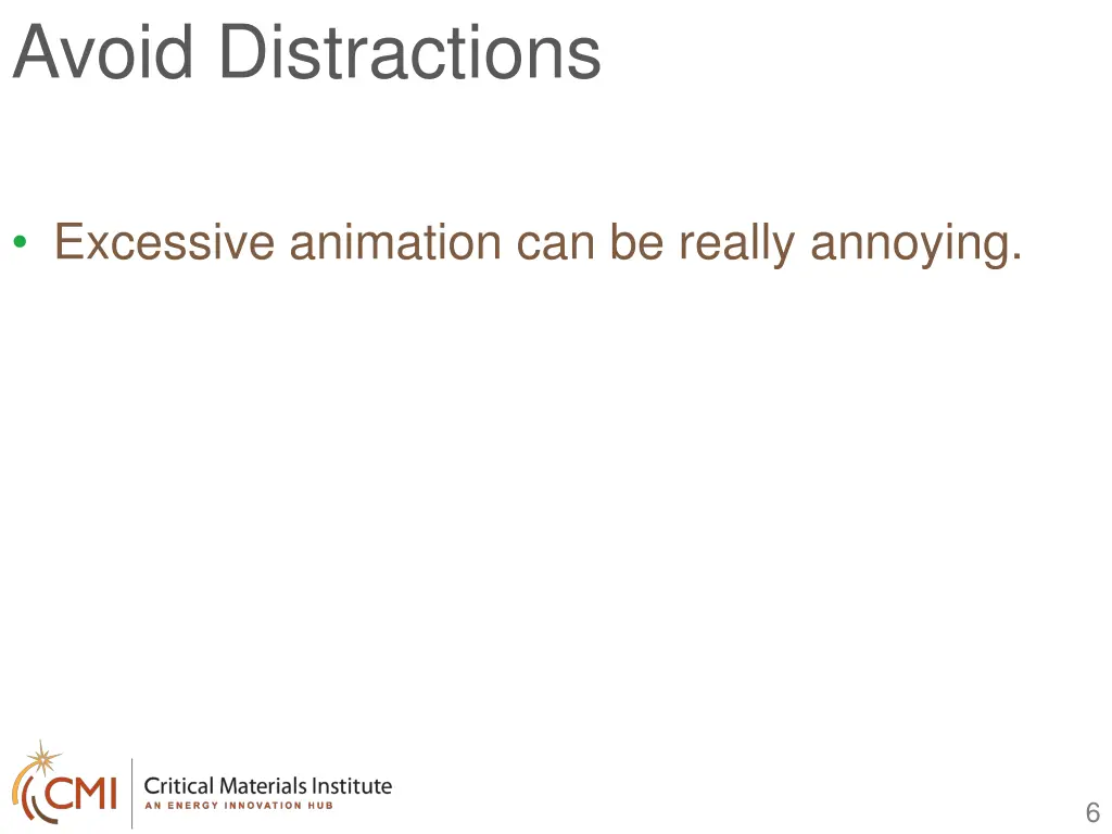 avoid distractions 3