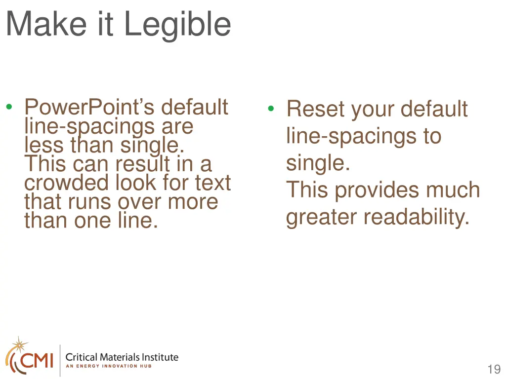 make it legible 1