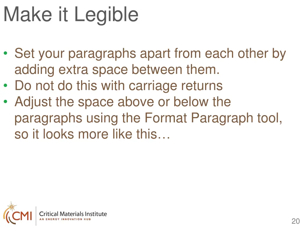 make it legible 2