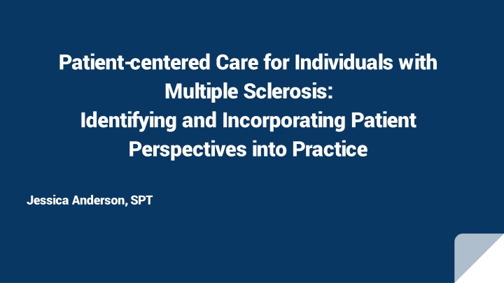 patient centered care for individuals with