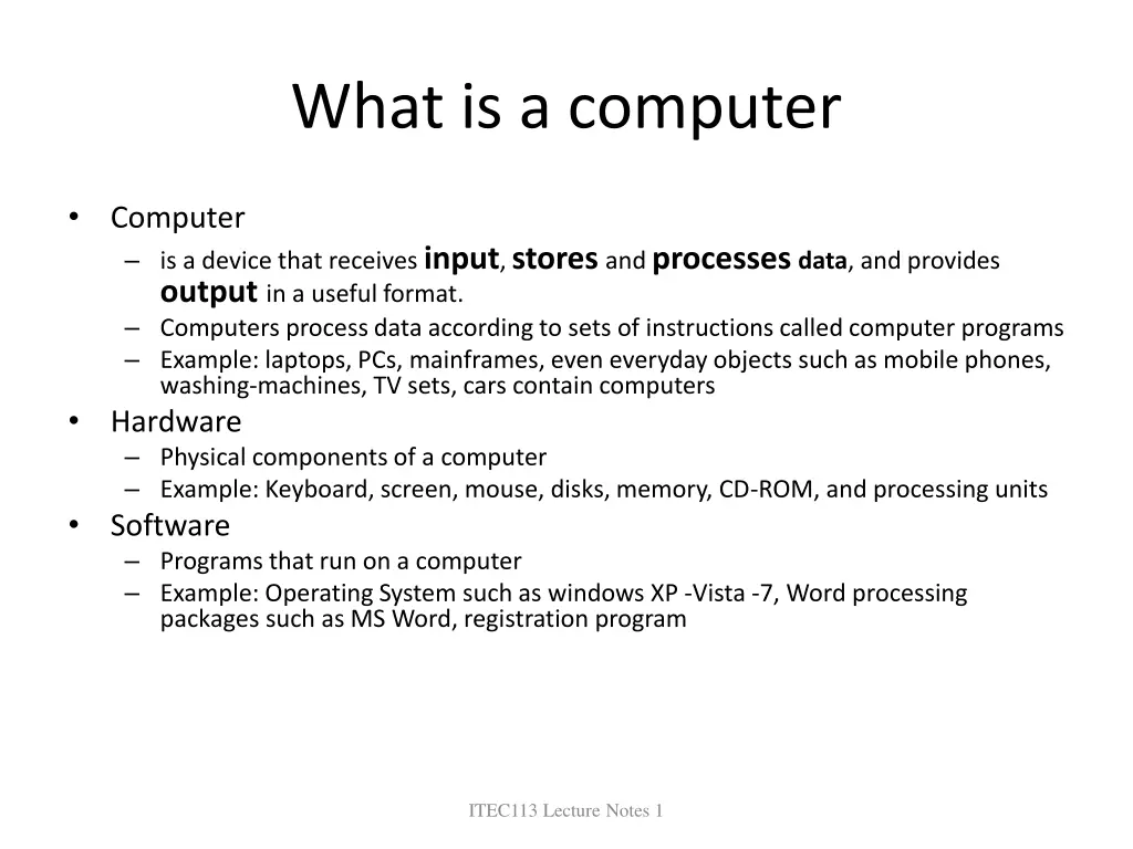 what is a computer