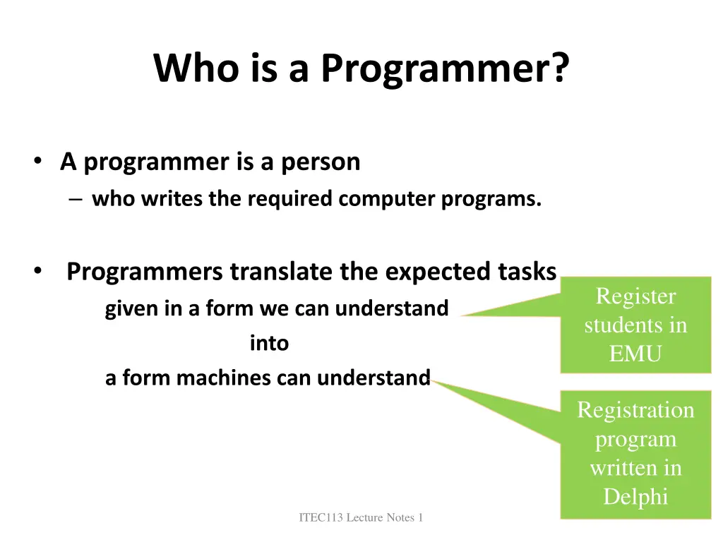 who is a programmer
