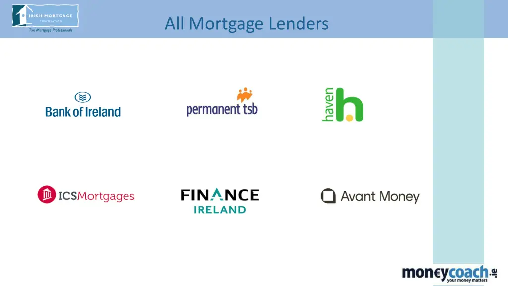 all mortgage lenders