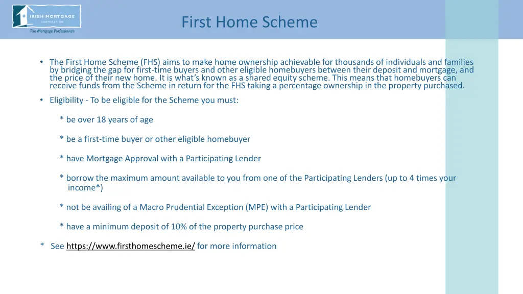 first home scheme