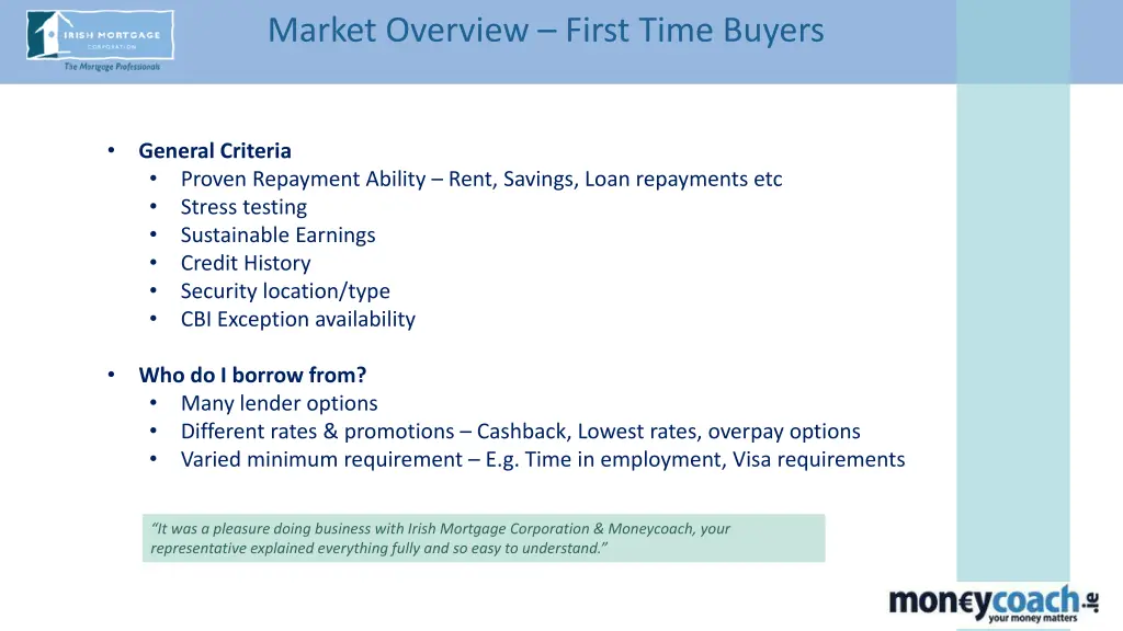 market overview first time buyers