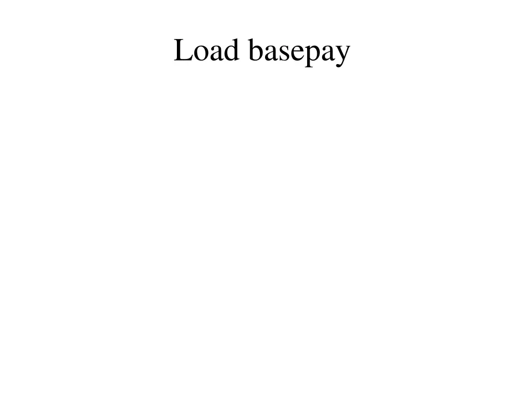 load basepay