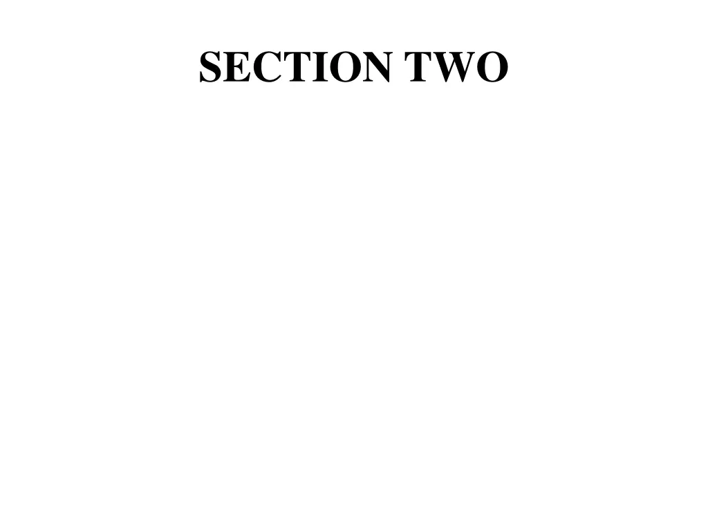 section two