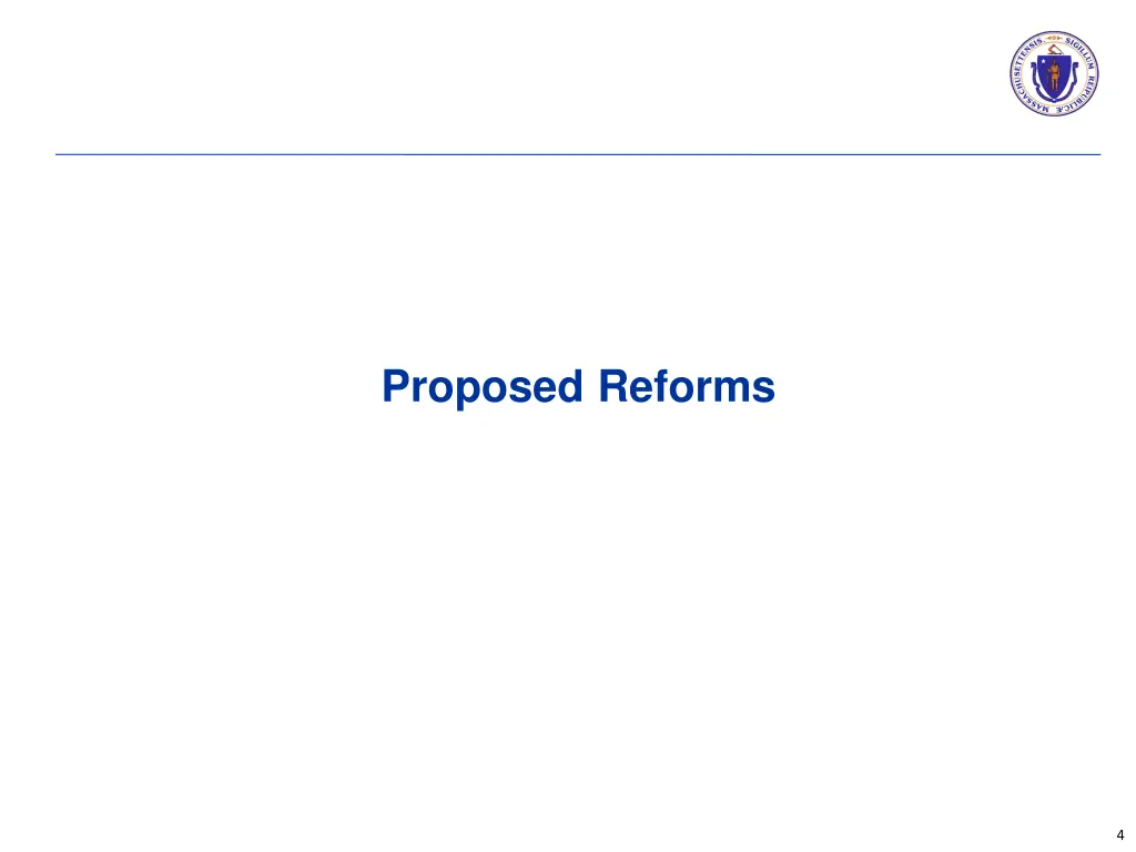 proposed reforms