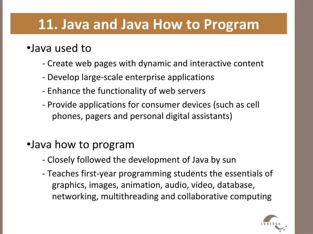 11 java and java how to program