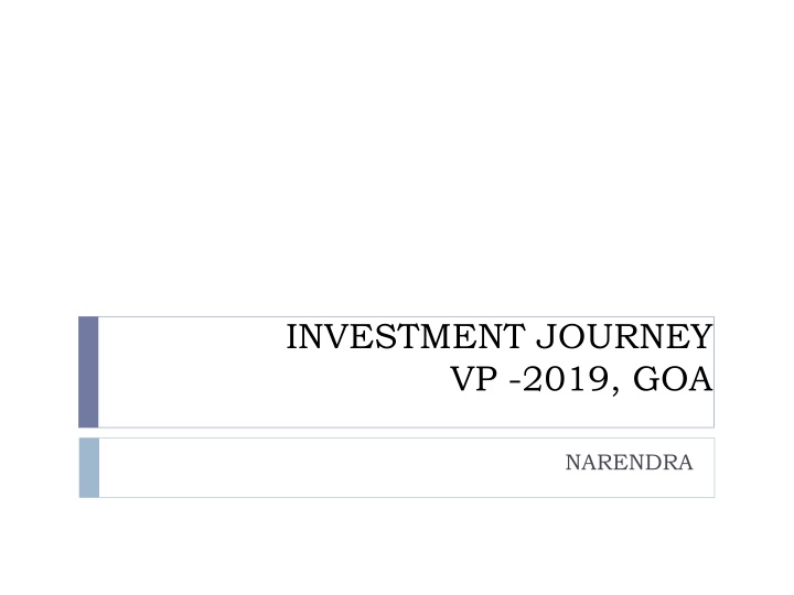 investment journey vp 2019 goa