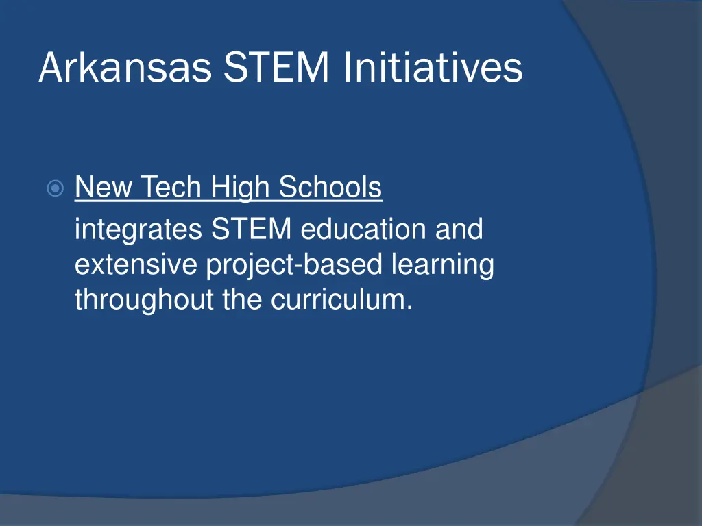 arkansas stem initiatives 2