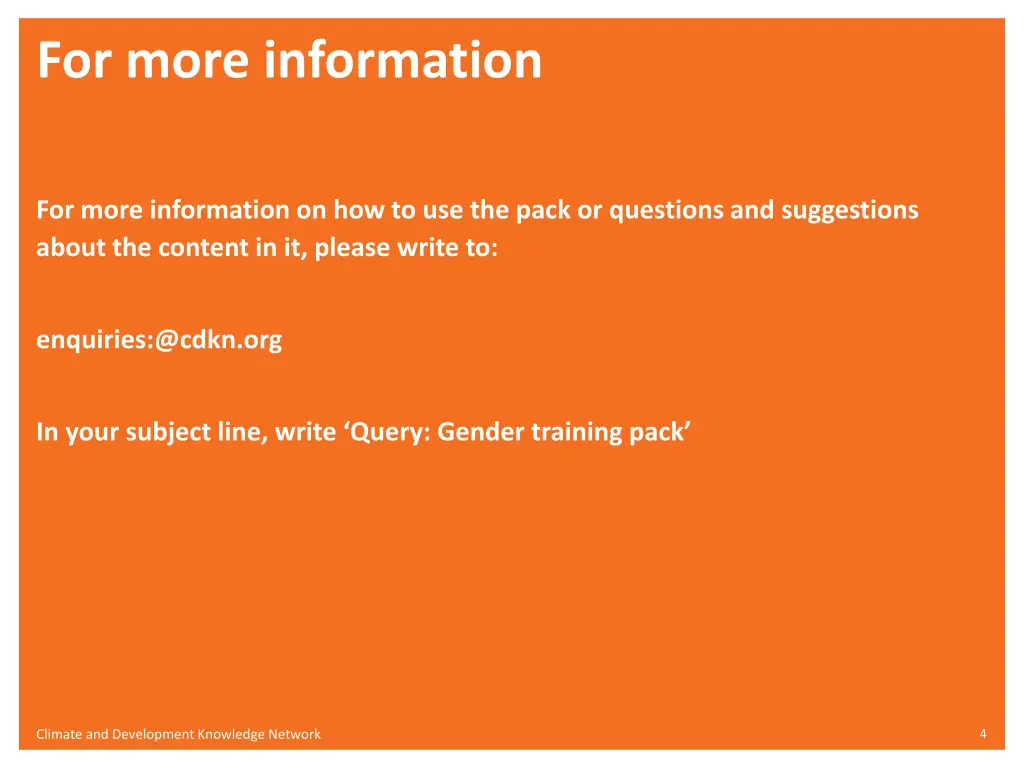 for more information
