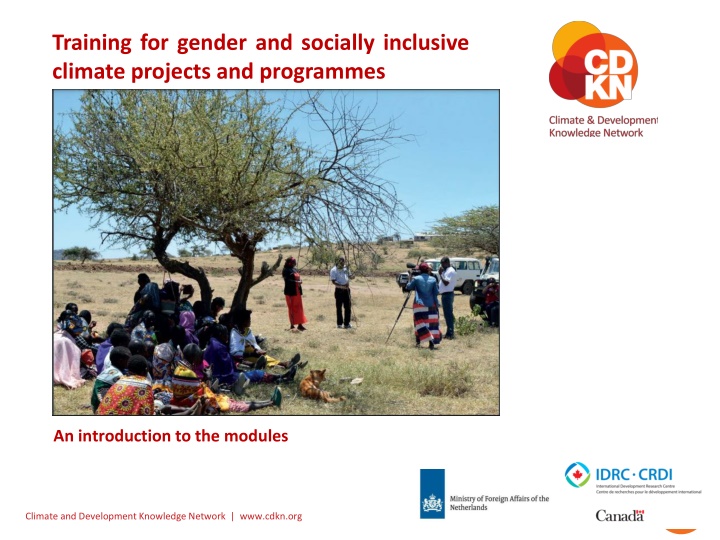 training for gender and socially inclusive