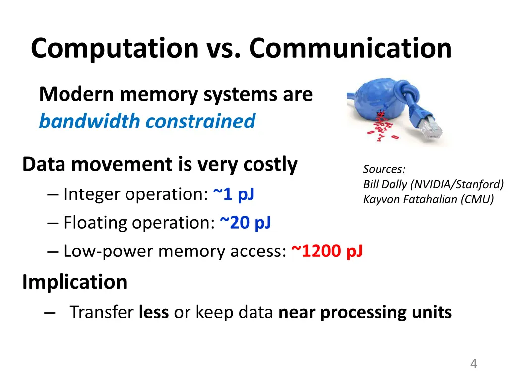 computation vs communication