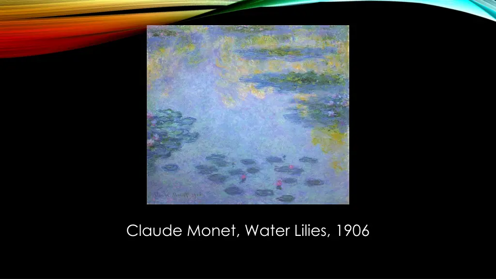claude monet water lilies 1906