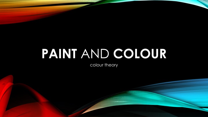 paint and colour colour theory