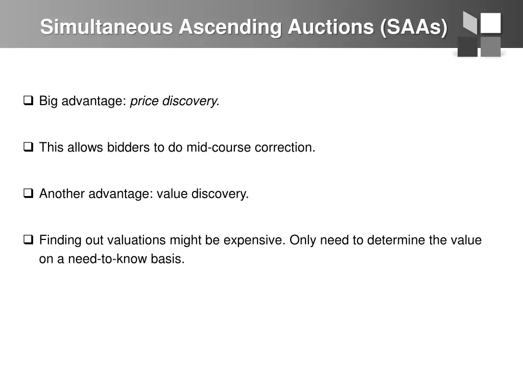 simultaneous ascending auctions saas 1