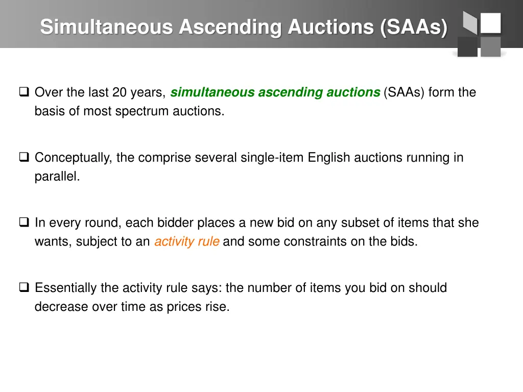 simultaneous ascending auctions saas