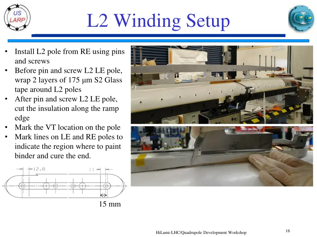 l2 winding setup