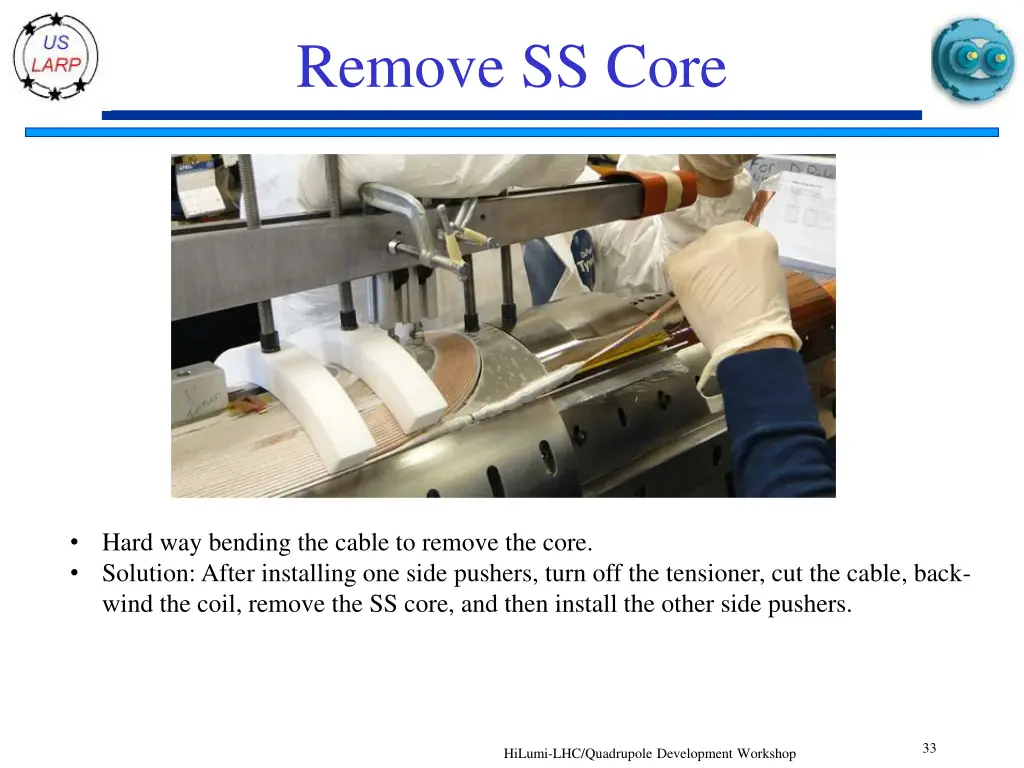 remove ss core