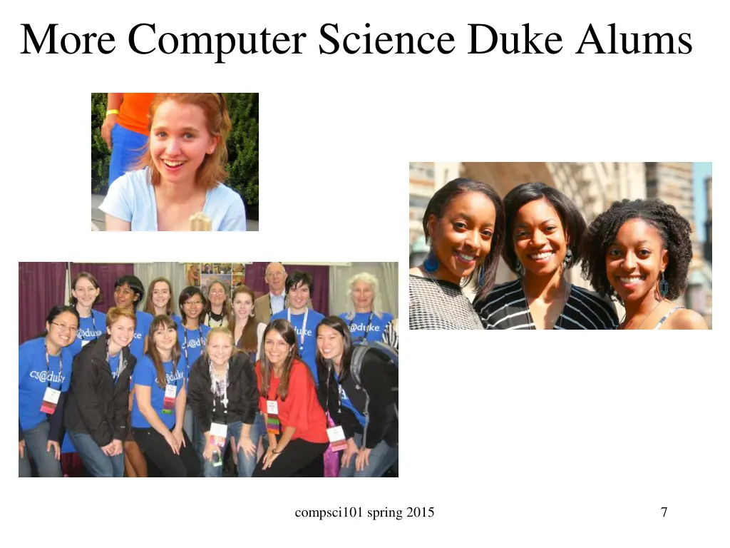 more computer science duke alums