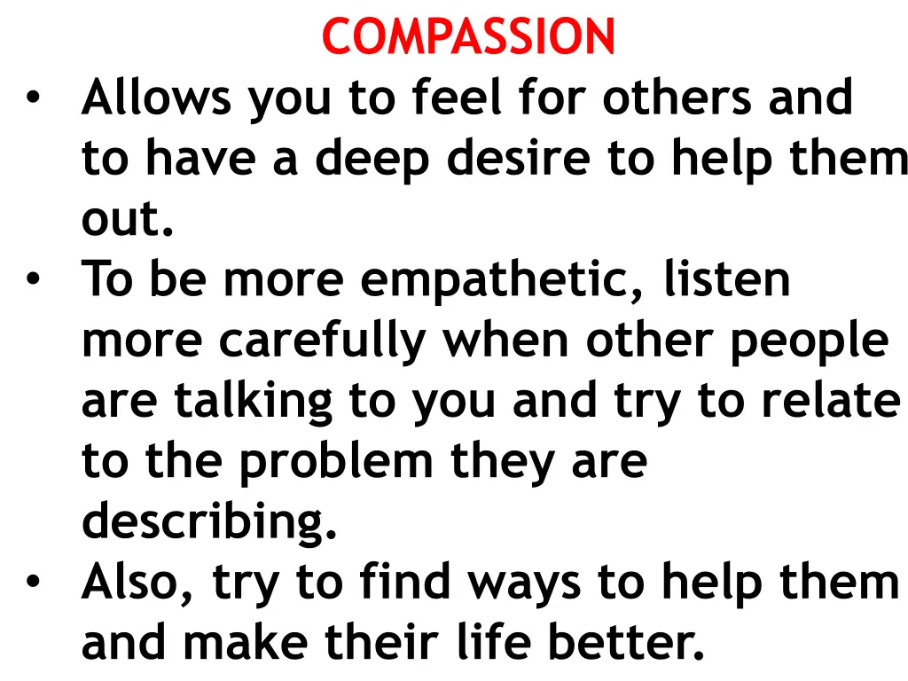 compassion
