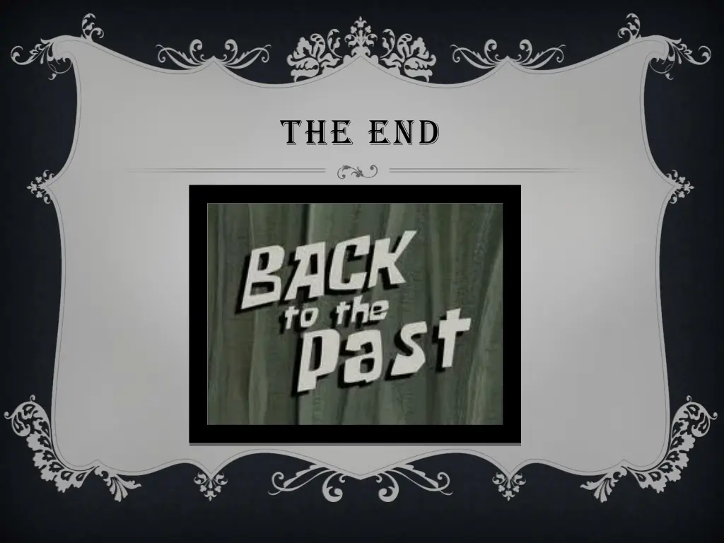 the end