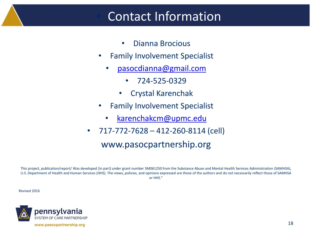 contact information