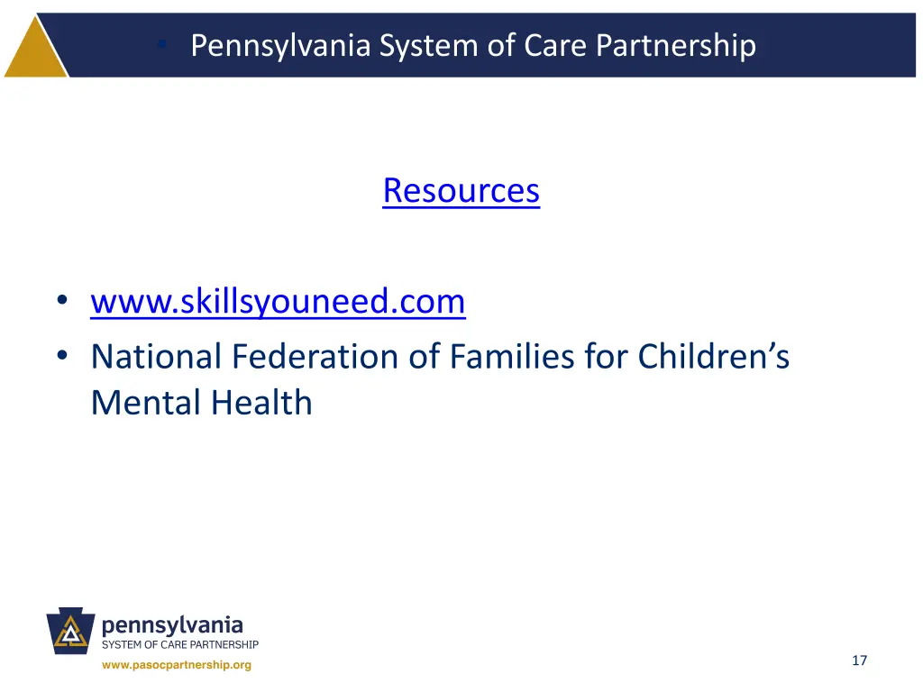 pennsylvania system of care partnership 14