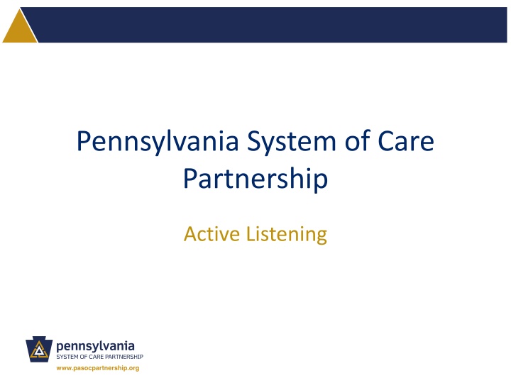 pennsylvania system of care partnership