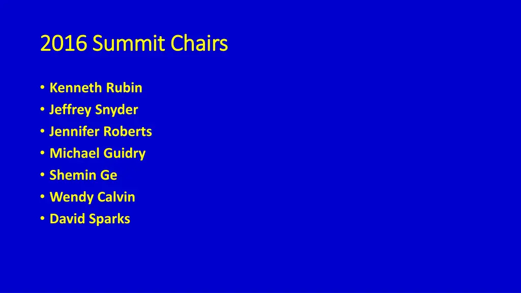 2016 summit chairs 2016 summit chairs