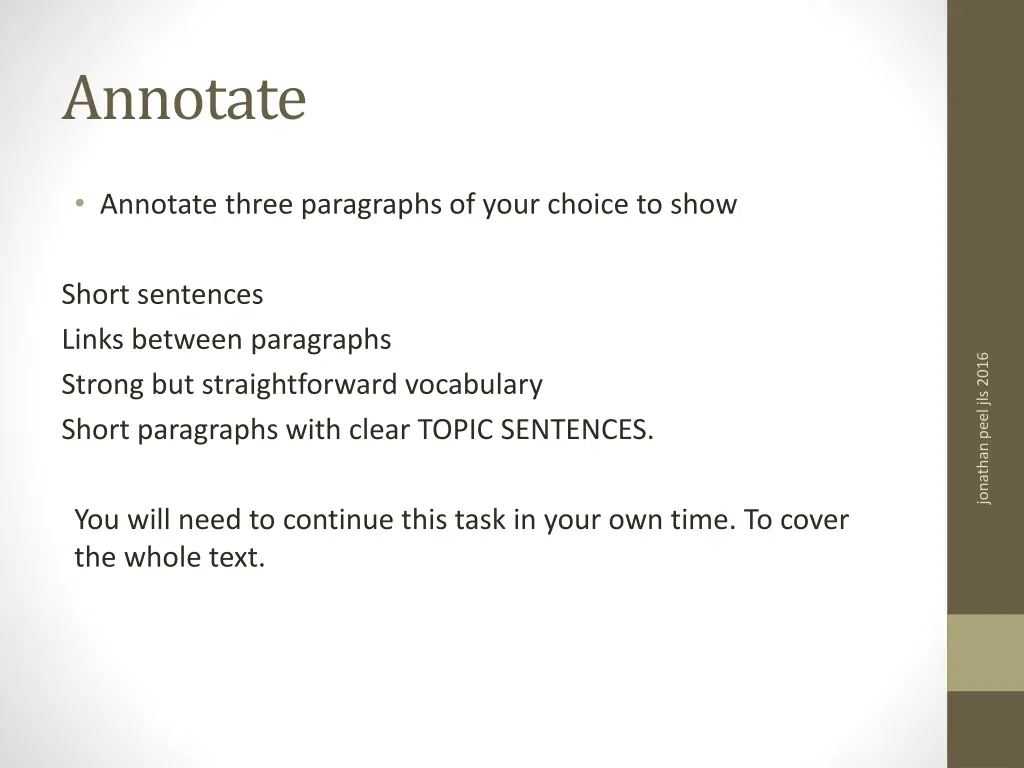 annotate