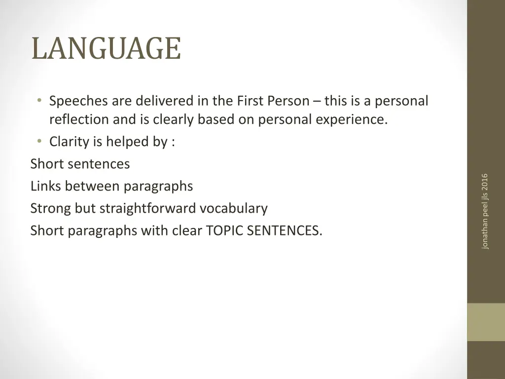 language